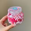 100 Pcs, Children'S Colored Hair Does Not Hurt, Towel Ring, Hair Band, Girls' Small Hair Tie, Rubber Band, Baby Headband, Hair Accessories.