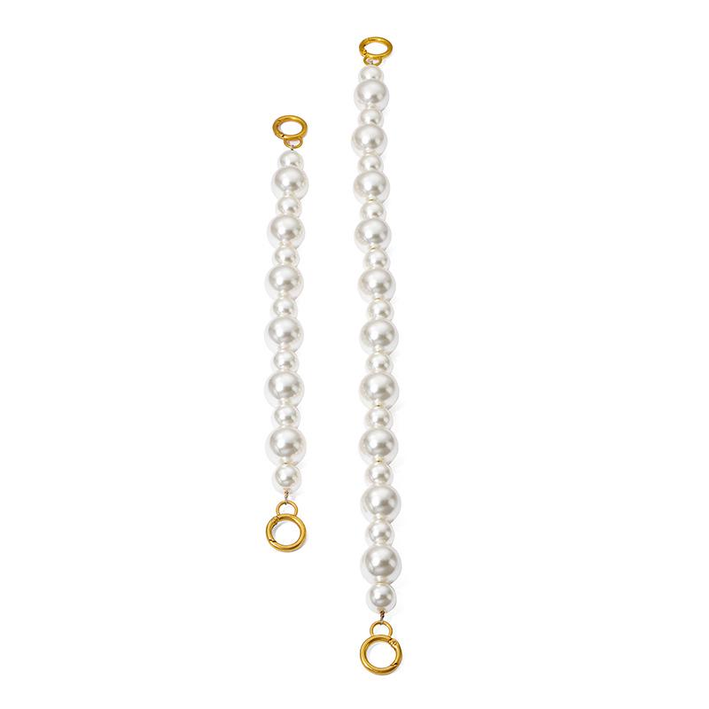Pearl Handle Frog Underarm Bag with Gold Decorative Chain - SP-57 DIY Accessories