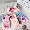 Cute K-Kirbys Phone Case For iPhone 17 16 15 14 13 11 12 Pro Max 16 Plus Transparent
