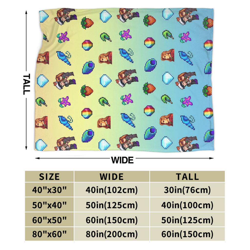 Stardew Valley Animals Chicken Blankets Quality Warm Soft  Throw Blanket Winter Travel Office Outdoor Print Bedspread