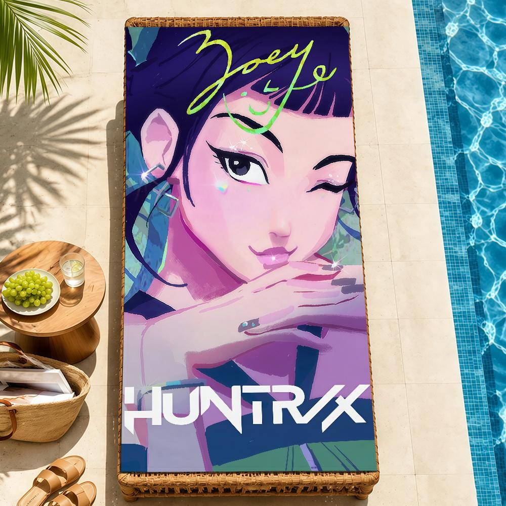anime k-k-popS soft Beach Towel Trip swim d-demonS Pool bath h-hunters-S Gym M-Mira R-Rumi home room Z-Zoey meme Decor Gift