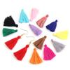 50pcs/lot 30mm Mini Cotton Tassels Colorful Tassel Charms For Jewelry Making DIY Earring Keychain Crafts Decoration Accessories