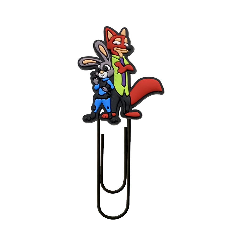 Judy Jack Cartoon Creative Large Colored Paperclip Bookmark