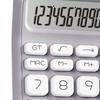Handheld Mute Mechanical Calculator 12 Digits 14.8x9.3cm Ergonomic 18 Degree Tilt Screen for Office
