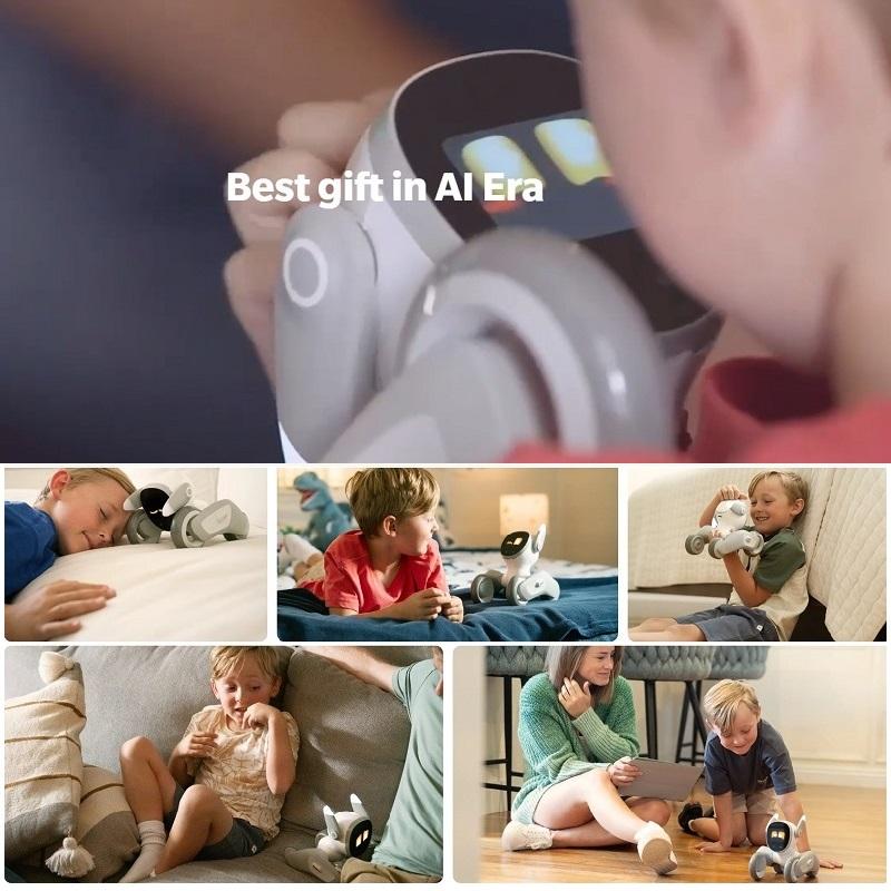 GPT-Powered AI Robot Pet | Voice Assistant, Auto-Recharging, Smart Multi-Functional Companion