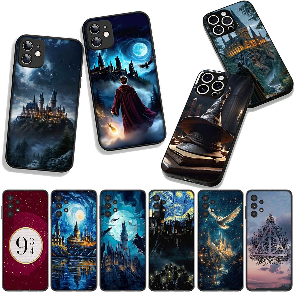 Phone Cover Owl Art Harries Wand Potters for Samsung Galaxy S25 S24 S22 S23 FE Ultra Plus A56 A05 A06 A15 A16 A55 S7 Edge Case