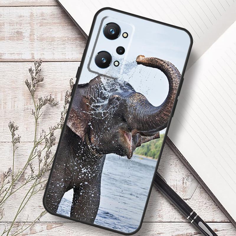 Indian Animal Elephant For Realme C75 C67 C61 C55 C53 C51 C21Y C25S GT 7 5 6 Pro GT 6T 10 11 12 13 14 Pro Plus Case