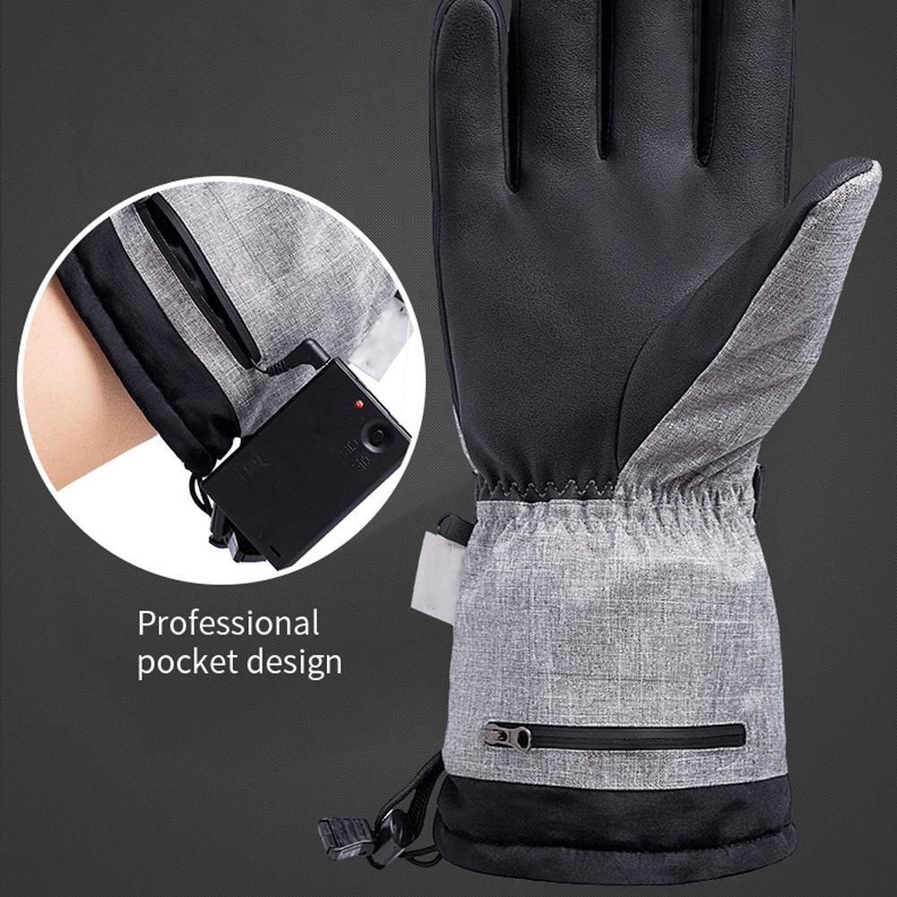 1 Pair Winter Hand Warmer Cycle Motorcycle Bicycle Gloves Electric Thermal Gloves ColdDay Camping