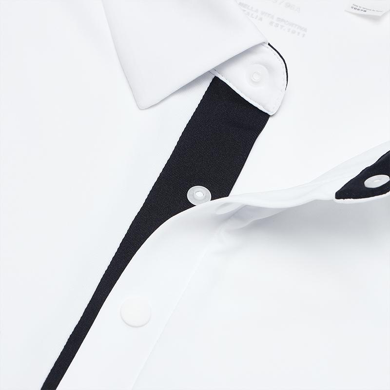 New FILA Polo Shirt Men's Jade White A61M425106FWT