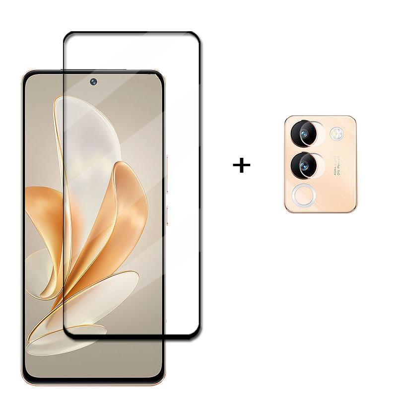 Full Cover Glass For Vivo V29e 5G Tempered Glass Vivo V29e Screen Protector HD Protective Phone Lens Film For Vivo V29E