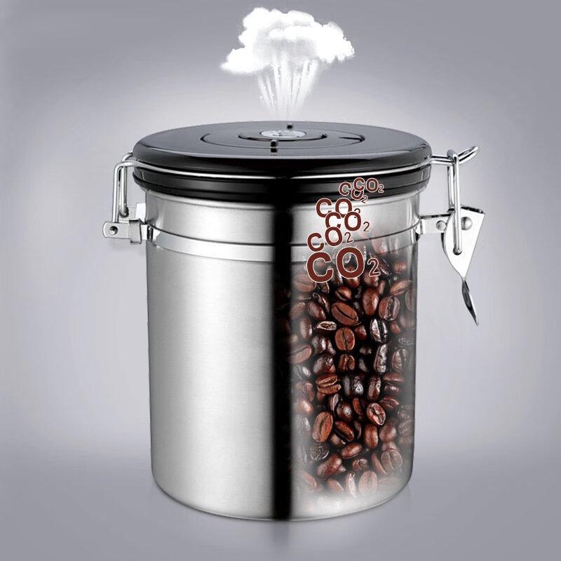 Wooden Sealed Tea Canister with Breather Valve