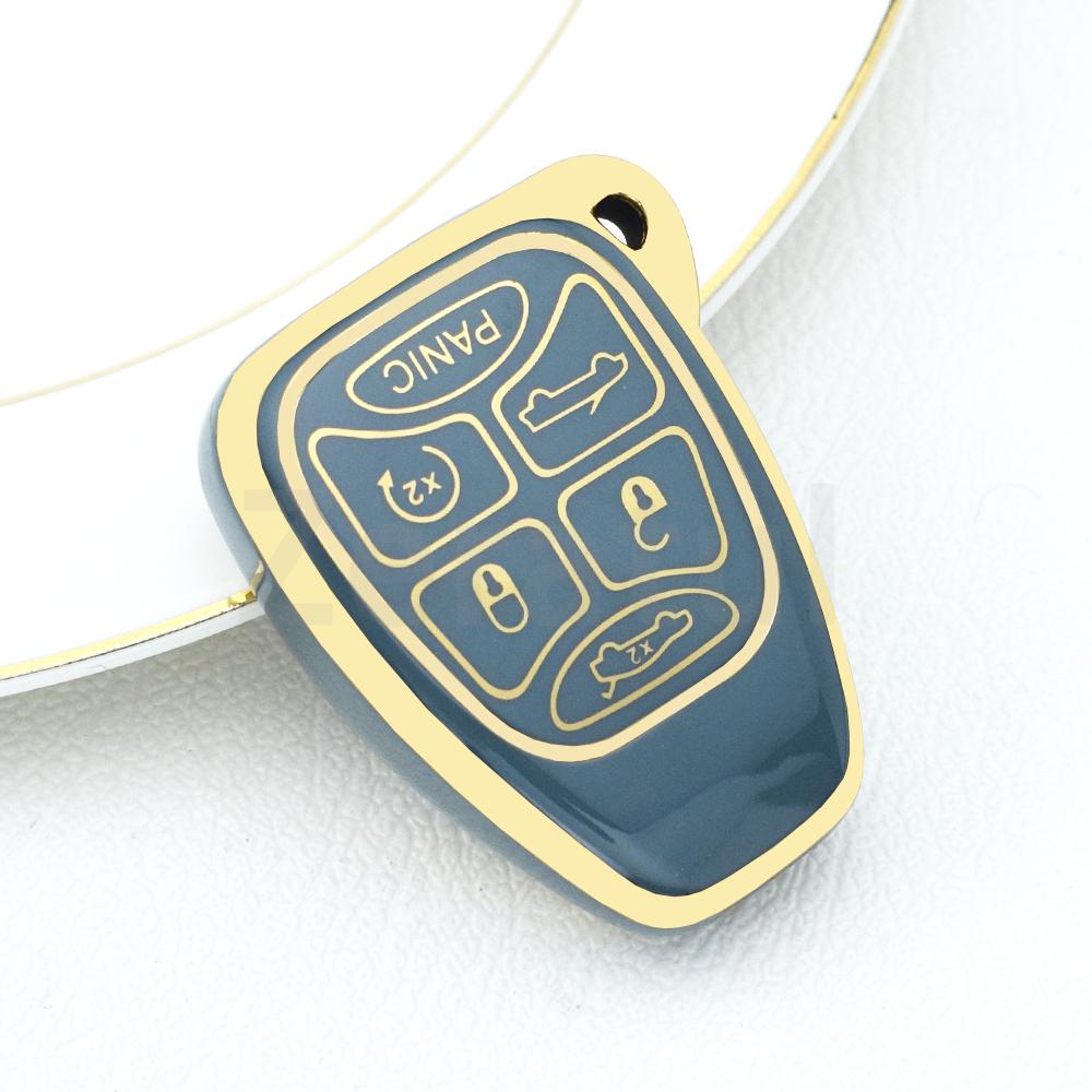 

For Jeep Wrangler Compass Patriot Liberty For Chrysler 300 Pt Dodge Jcuv Caliber Nitro Caliber Pacifica Tpu Car Key Case Cover