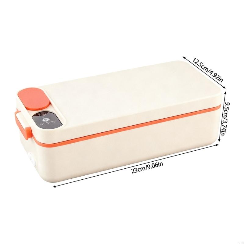 Insulated Lunch Box Nonrust Steel Construction Auto Keeping Warm Rechargeable For Healthy Eating Outdoors P9YB