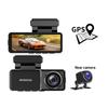 UHD 4K 3.2Inch Dash Cam Hidden Car DVR Mobile WiFi app Control WDR Video Recorder Night vision Ftont Rear 2Channel Black Box