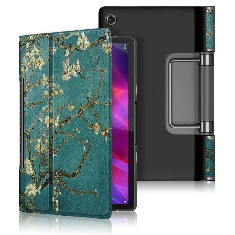 PU Leather Flip Stand Cover for Lenovo Tab 11 YT-J706X 11 Inch Cover Stand Luxury Protective Cover Foldable Case