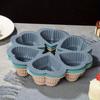 Heat Resistant Heart-Shaped Cake Mold Food Grade Silicone French Pastry Mold  Pudding