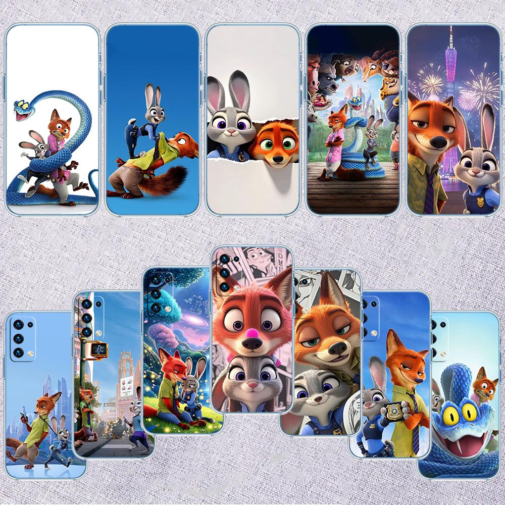 QE29 Zootopia Disney Phone Case for Motorola Moto G10 G20 G30 G31 G32 G34 G35 G41 G42 G50 G51 G52 G55 G60 G60S G62 G71 G72 G75