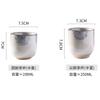 Japanese Tea Cup Coarse Pottery Coffee Cup Terracotta Matcha Water Cup Stackable Ceramic Cup Tea Cup