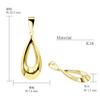 Lala Christie Drop Necklace Top for Men and 18K Gold Women, (lp103-0004-yg)