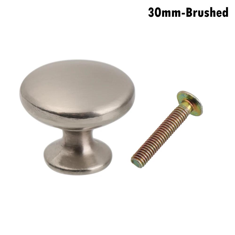 Round Alloy Cabinet Handles Knobs Kitchen Cupboard Door Wardrobe Pulls Drawer Furniture Hardware Fittings