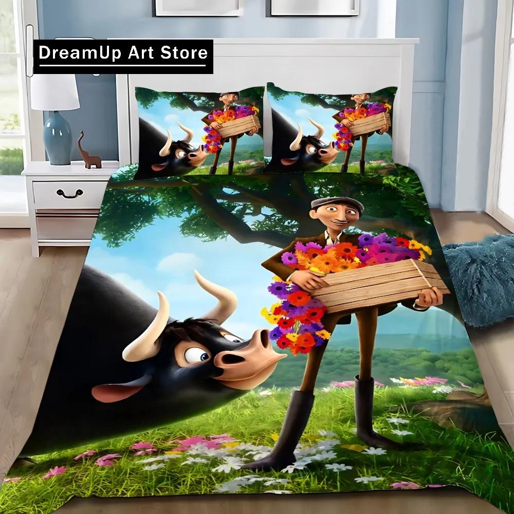 Cute Animal F-Ferdinand Printed Bedding Set Boys Girls Twin Queen King Size Duvet Cover Pillowcase Bed boys Adult Birthday Gifs