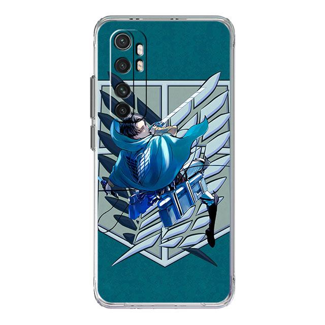 Attack On Titan Logo Phone Case for Xiaomi Mi 12 9T 11X 12X 10T 5G 11 Lite Note 10 11T Poco X3 NFC M3 F3 Soft Clear TPU Funda