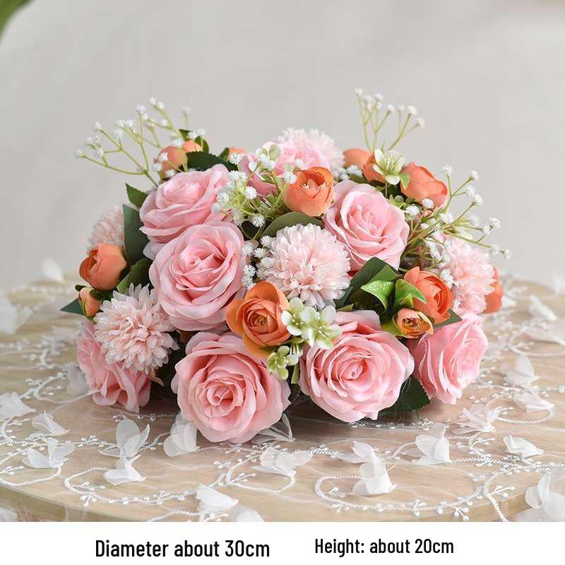 Japanese-Style Floral Art Dining and Bedside Table Arrangement