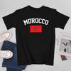 More Design Morocco Flag Moroccan Unisex Tshirt Tees Tshirt Oneck T Shirts Unisex Boys Clothing 100 Cotton