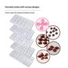 Professionelle Kunststoff-Schokoladenform Transparent Handgemacht Kugel Schokoladenwerkzeuge DIY Kuchenform Dessert Pudding