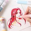 3/6 Pezzi Penne a Sfera Retrattili per Disegno 0.8mm / 60 Colori / Penna Roller 10 in 1 Marker Spot Liner A3092