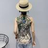 Korean Printed Camisole Vest Women's Summer New Fashionable Slim Fit Sleeveless T-shirt Top