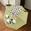 1PC knitting sheep Automatic Open/Close Umbrella with Windproof, 8-Rib Sturdy Canopy, Durable Ribs, Fashionable Design, Outdoor Accessory, Fun Prin, H