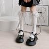 Women's Lace Trim Socks Sweet Lolita Socks Cosplay Stockings Tie Up Cotton Socks