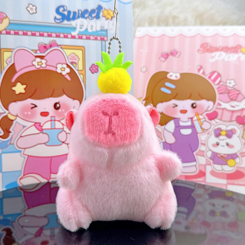 Guinea Pig & Capybara Plush Doll Keyring Backpack Charm