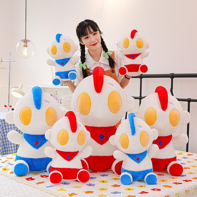 Adorable Cute Ultraman Plush Toy Soft Stuffed Doll For Kids Birthday Gift