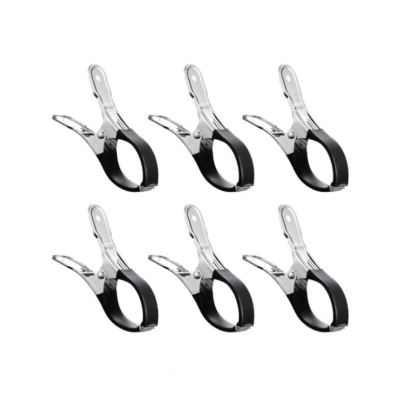 Strapazierfähige Poolabdeckungsklammern aus Edelstahl mit blauen Kunststoffgriffen - Hochbelastbare winddichte Federklemmen für sichere Über-