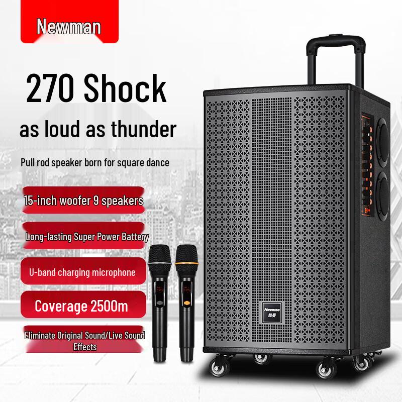 Newmine Portable Outdoor KTV Bluetooth Speaker