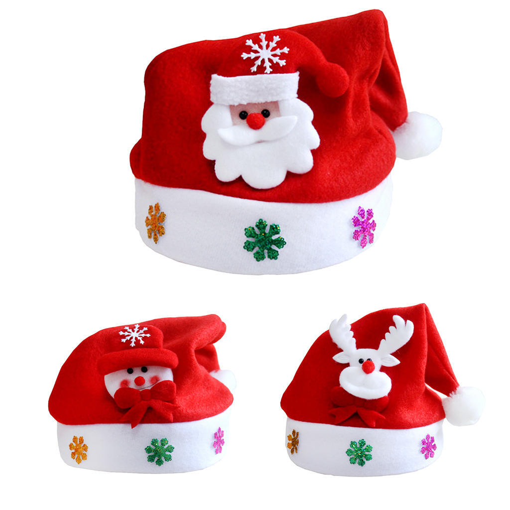 Buy Christmas Unisex Children Hat Santa 