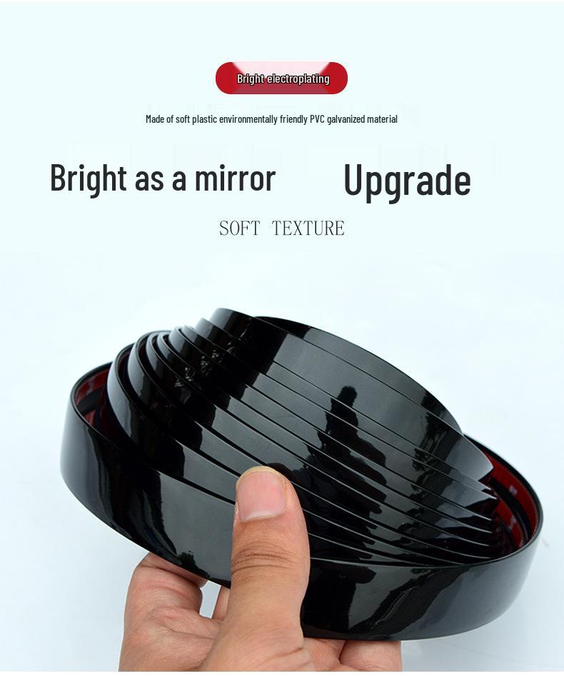 Универсальная хромированная противоударная декоративная полоса для дверей и бампера автомобиля 15mm*3m