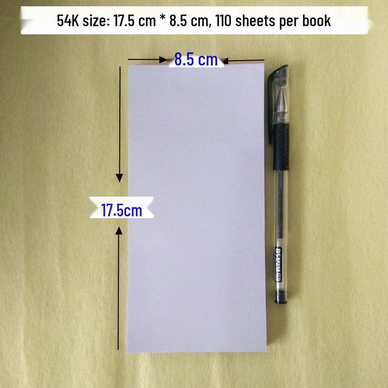 Super Value Thick Note Paper Notebook - 110 Blank Sheets