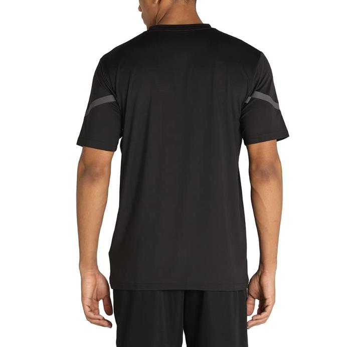 Puma Borussia Dortmund Logo Print Sport Round Neck Short Sleeve T-Shirt Unisex Tops Black 764297-02