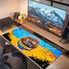 Burger Fries Fun Large Size Mouse Pad Large Gaming Table Cushion Nonslip Laptop Tablet Big Mousepad Xxl Mat Mini Pc Playmat With Lock Edge
