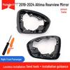 Compatible Rearview Mirror Cover with Camera, Frame & Turn Signal for 2019-2024 Nissan Altima