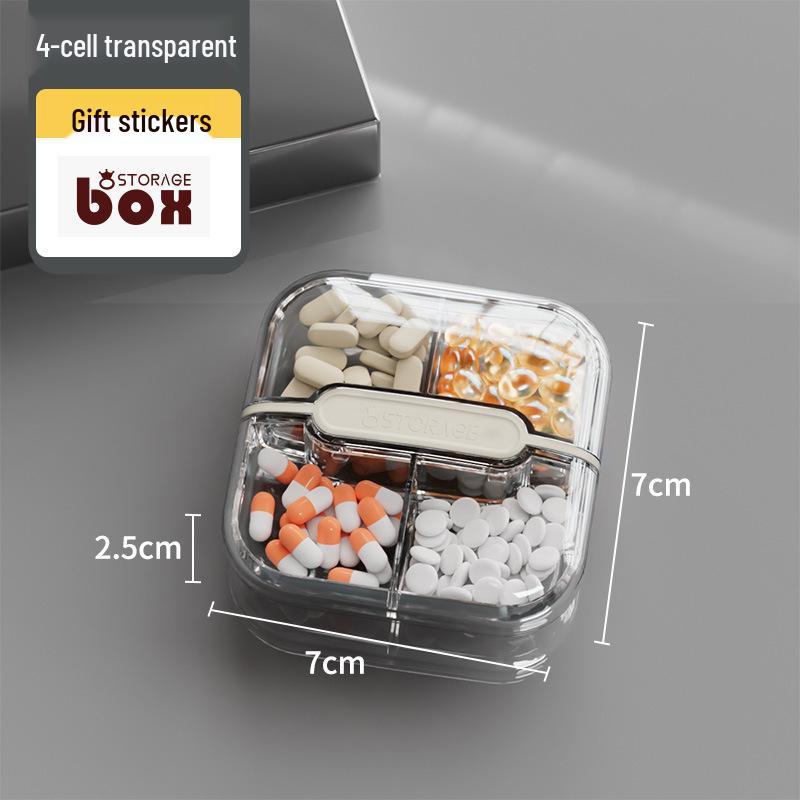 Weekly Pill Organizer - 7-Day, 3-Times Daily, Large Capacity, Portable Medicine Dispenser