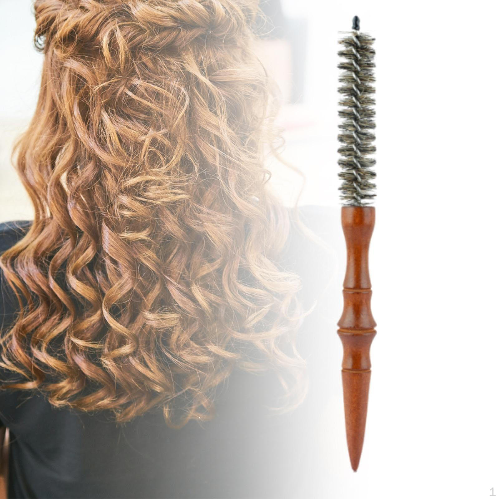 

Круглая щетка для укладки волос и сушки феном, деревянный ролик, все типы L