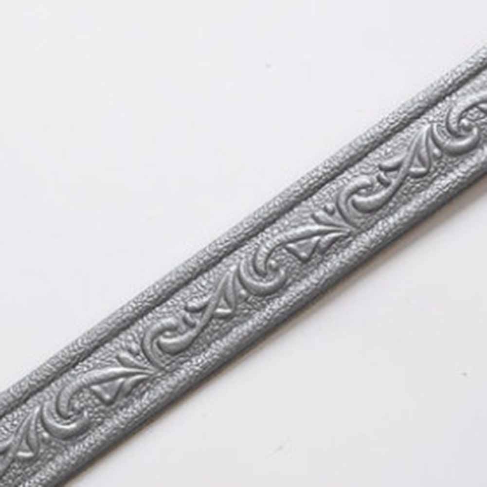 

2,3 м Кутова лінія талії Наклейка Захист від зіткнень Самоклеюча наклейка на стіну для стелі Телевізор Фоновий декор стін сірий