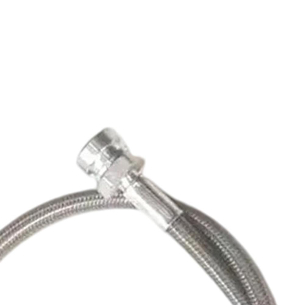 89708 Rear Brake Lines 2PCS Extended Braided- Stainless Steel Fit 4-6in Lift Jeep- Wrangler- JK 2007-2018 Replacement Parts Kit
