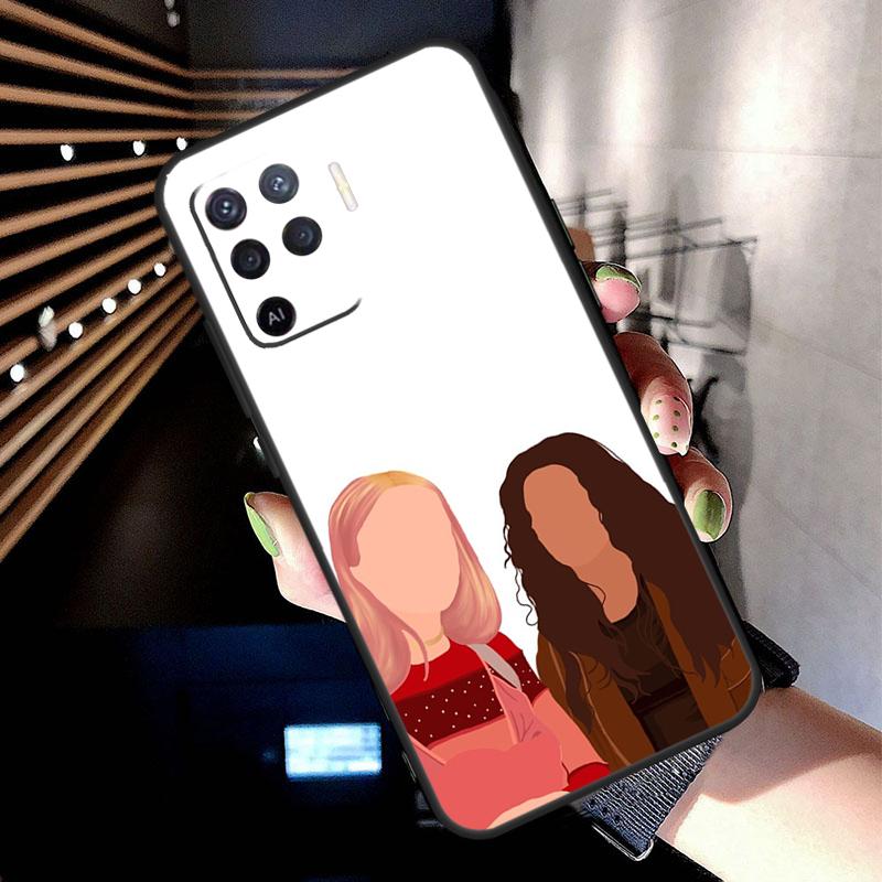 Euphoria Season 2 Rue and Jules Case For Oppo A78 A98 A18 A38 A58 A60 A80 A40 A77 A57 A17 A74 A54 A94 A96 A76 A16 A15 A5 Pro OPPO A74 4G