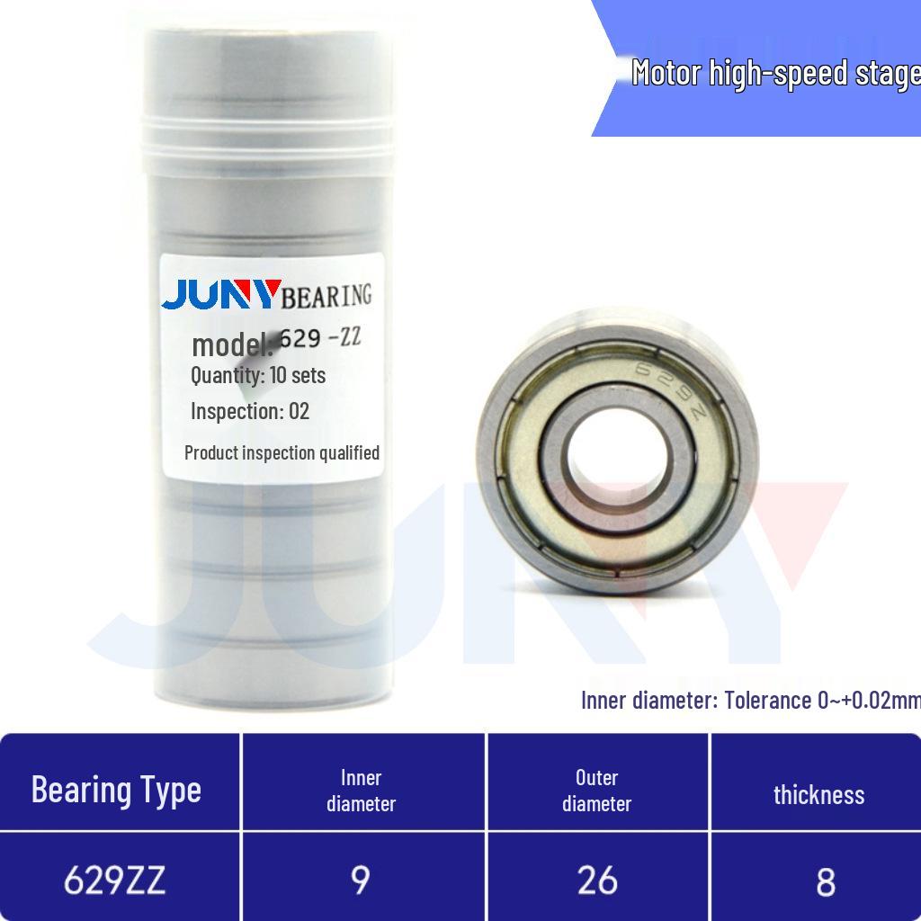 High-Speed Miniature Bearings 623-629 for Toys and Motors (ZZ/RS)