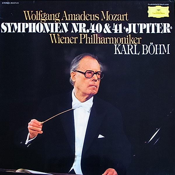 

LP Record WOLFGANG AMADEUS MOZART WIENER PH Symphonien Nr. 40 41 Jupiter 296749 Deutsche Grammo 1977 Germany Classical Used